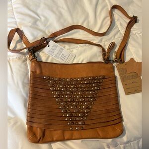 Italian Leather crossbody bag